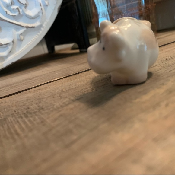 🌱Bone China White w/ Tan Spots Cow~farmhouse~trinkets~cottagecore~ Collectibles - Picture 5 of 9